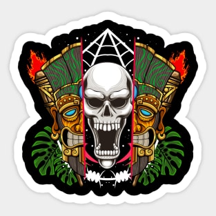 Tiki Mask 7.2 Sticker